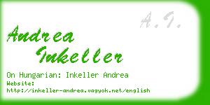 andrea inkeller business card